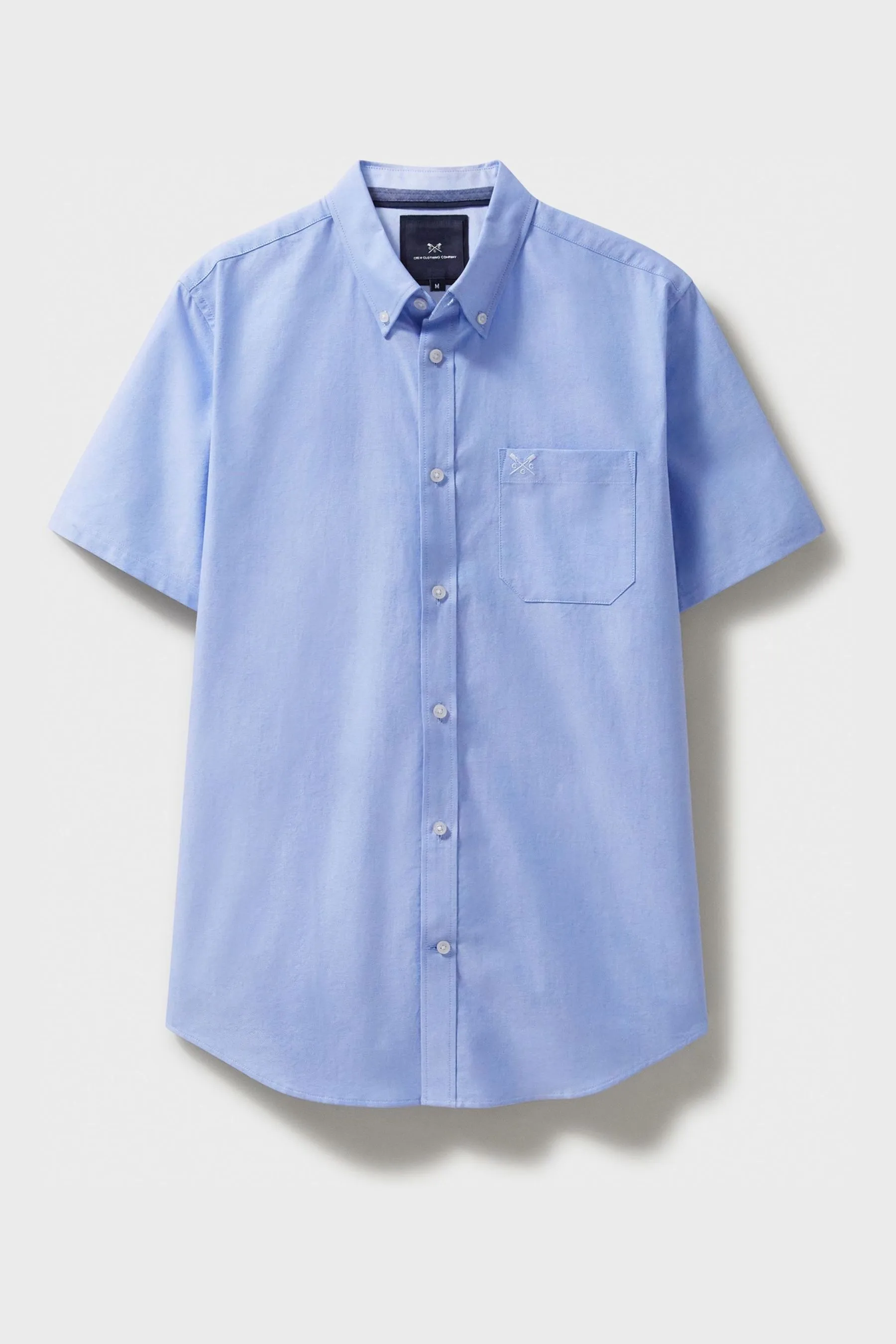 Crew Clothing Maniche corte  Oxford 100% Cotone Camicia    